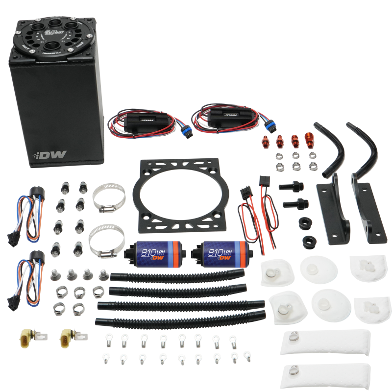 DeatschWerks 3.0L Staged Surge Tank w/ DW810 Fuel Pumps