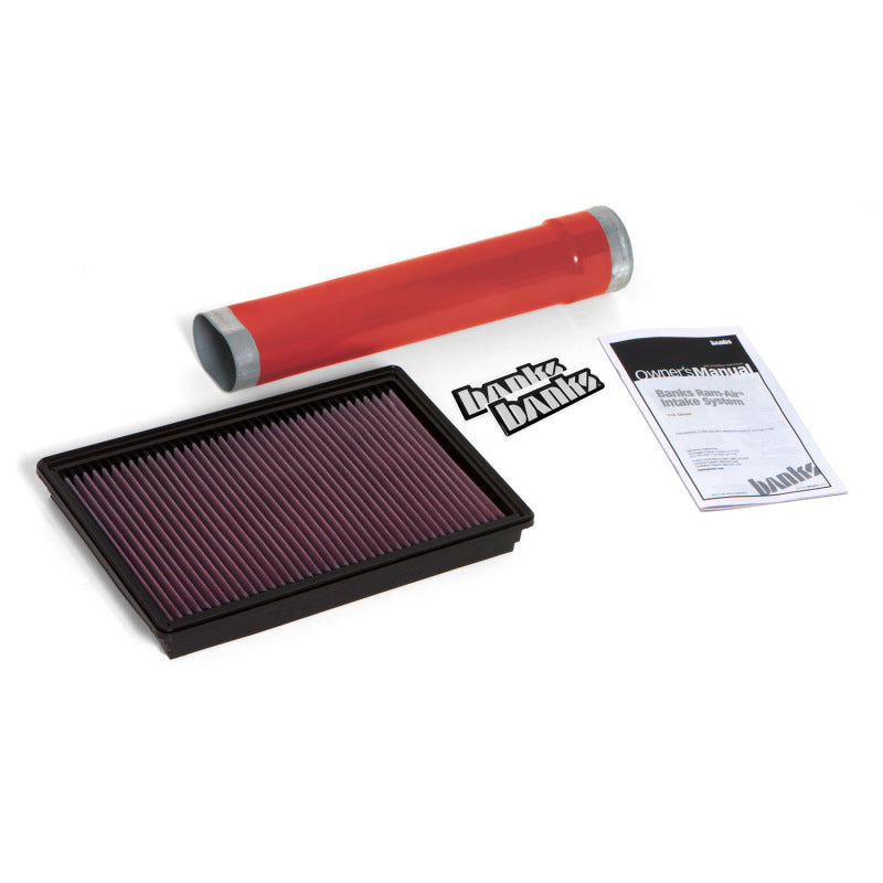 Banks Power Ram Air® Filter Assy w/Silencer Delete Tube - 2014-19 Ram 1500 3.0L EcoDiesel