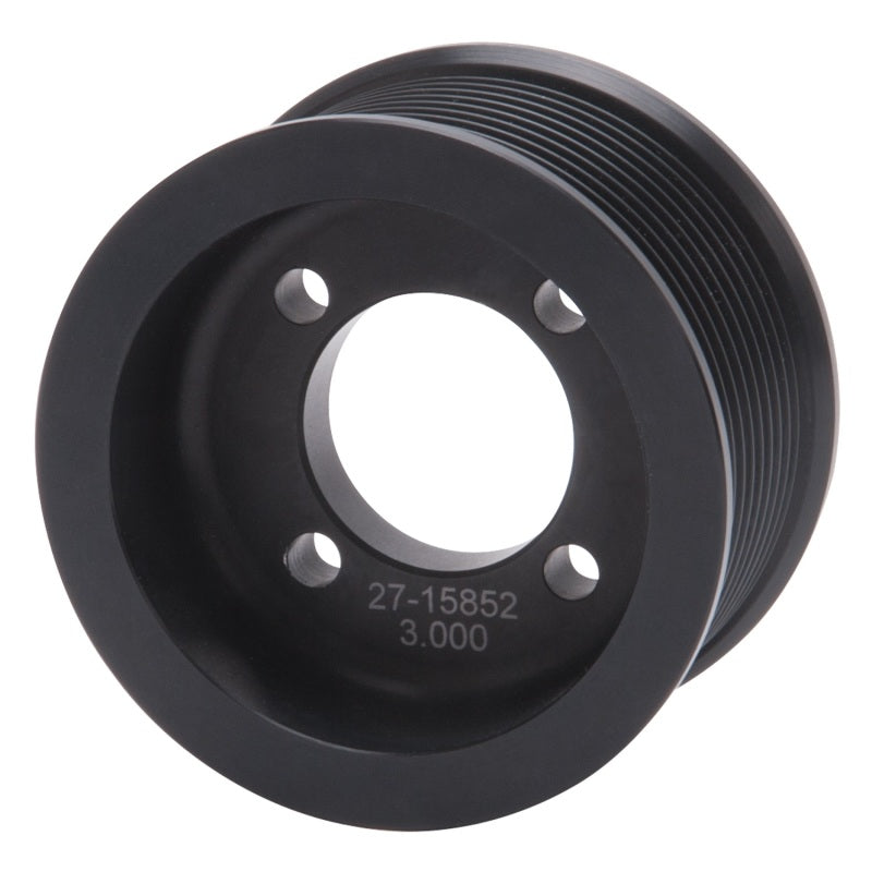 Edelbrock 15852 Pulley Supercharger Enforcer 10 Rib 3 in Black