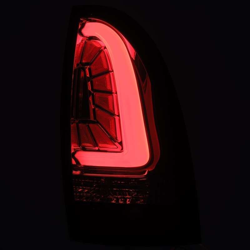 AlphaRex 680030 05-15 Toyota Tacoma PRO-Series LED Tail Lights Jet Black