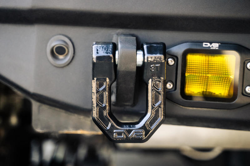 DV8 Offroad Elite Series D-Ring Shackles - Pair (Black) - #UNSK-01BL