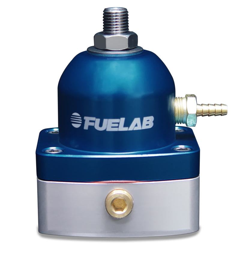 Fuelab 51502-3 515 EFI Adjustable FPR 25-90 PSI (2) -6AN In (1) -6AN Return - Blue