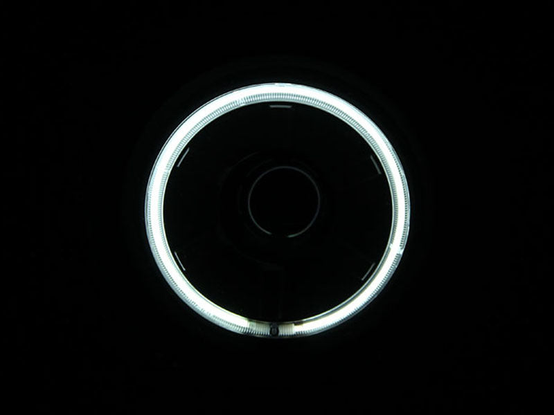 ANZO 2007-2014 Toyota Fj Cruiser Projector Headlights w/ Halo Black