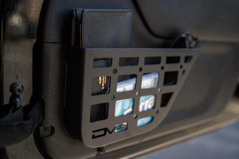 DV8 Offroad 2011-2018 Jeep Wrangler JK Slim Front Door Molle Pockets - #MPJK-07