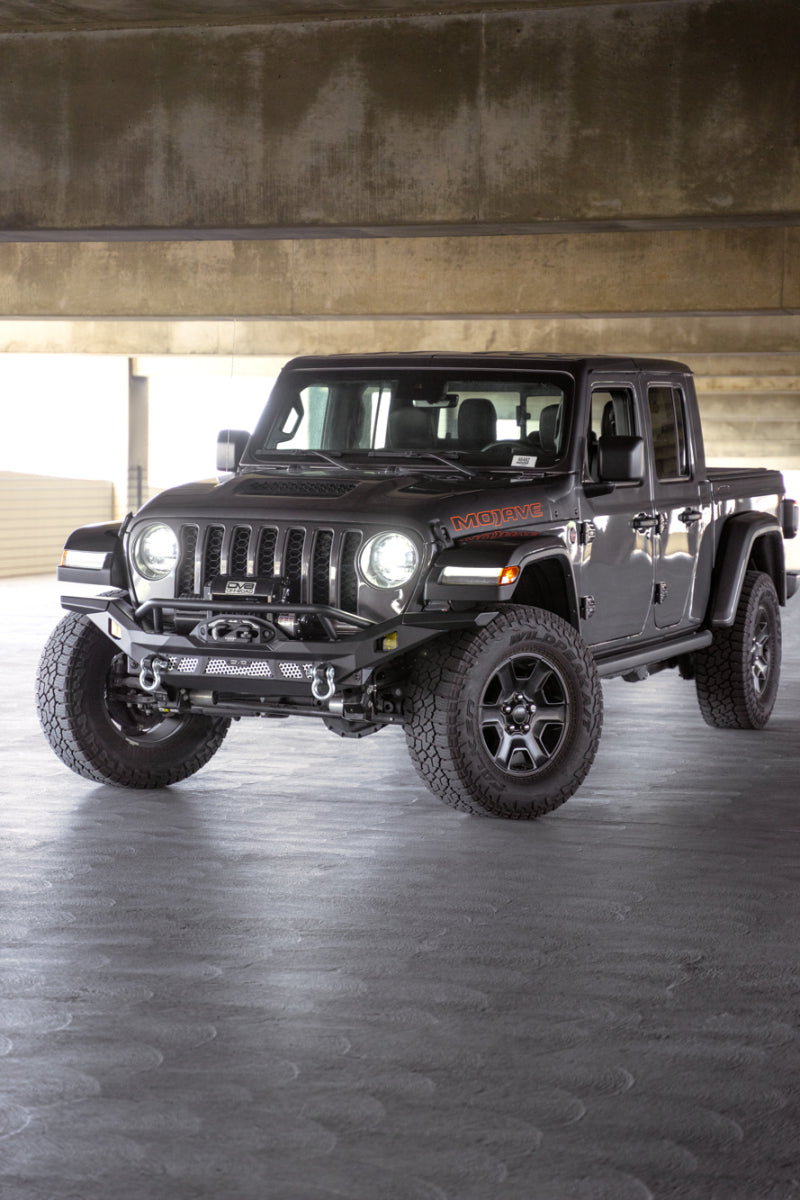 DV8 Offroad 07-18 Jeep Wrangler JK / 18-23 Wrangler JL / 20-23 Gladiator JT MTO Series Front Bumper - #FBJL-12