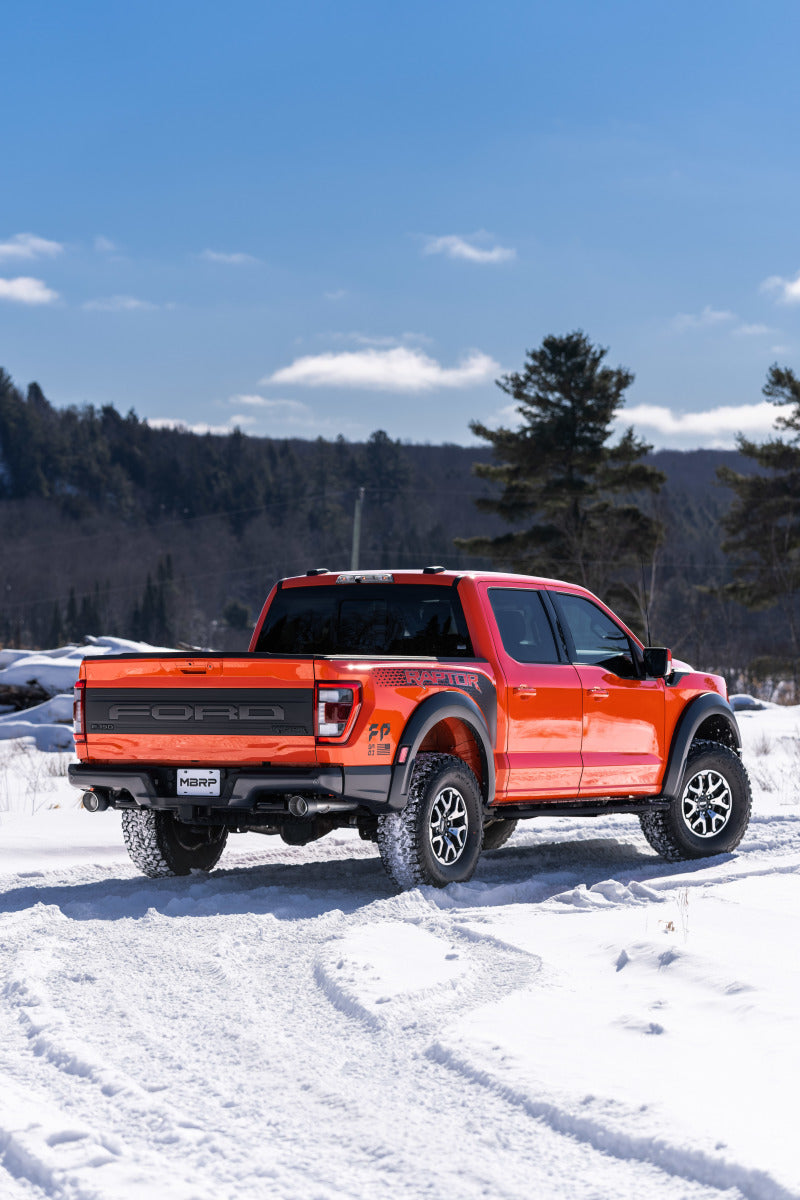 MBRP 2021+ Ford F-150 Raptor Axle-Back T304 Perf. Exhaust Sys