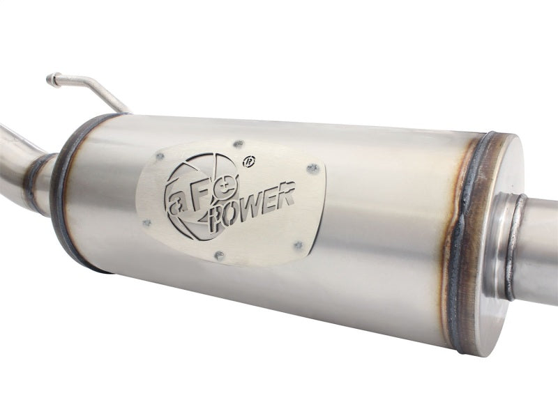 aFe MACHForce XP 2.5in SS-409 Cat-Back Exhaust 07-16 Jeep Wrangler (JK) V6-3.6L/3.8L (2-4 Door) - #49-48055