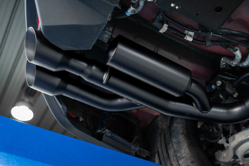 MBRP 18-19 Ford Mustang GT 5.0 3in Cat Back Race Version - Black