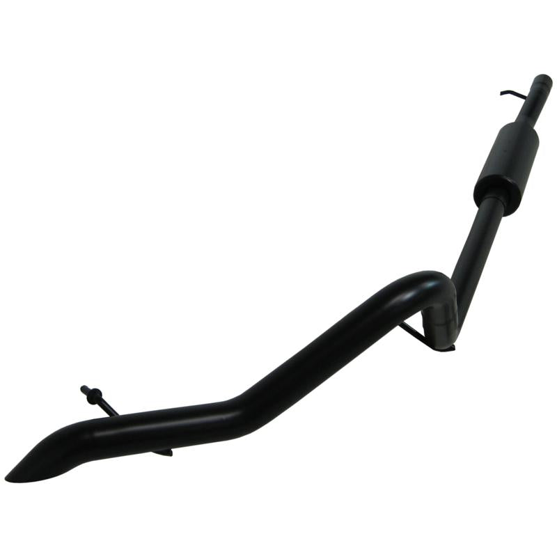 MBRP S5514BLK Cat-Back Exhaust System - 2007-2011 Jeep Wrangler JK | Black Coated