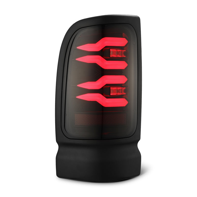 AlphaRex 643003 94-01 Dodge Ram 1500/2500/3500 LUXX-Series LED Tail Lights - Black/Red
