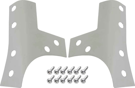 Kentrol 30074 Windshield Support Overlays Pair for 2007-2018 Jeep Wrangler JK - Polished Silver