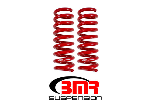 BMR 16-24 6th Gen Camaro V8 Rear Performance Version Lowering Springs - Red