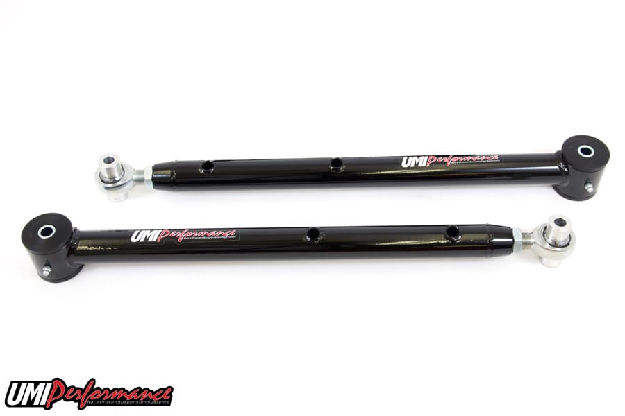 UMI Performance 3014-B Tubular Single Adjustable Lower Control Arms Black