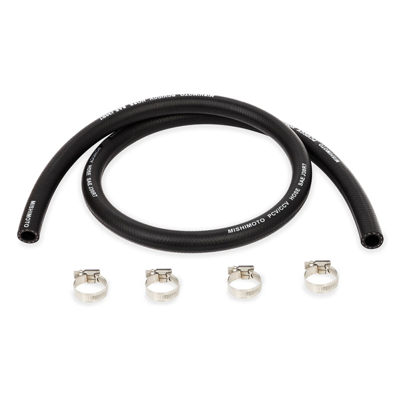 Mishimoto 1/2in x 6in Hose w/ 4 Clamps - #MMHOSE-CC12-6