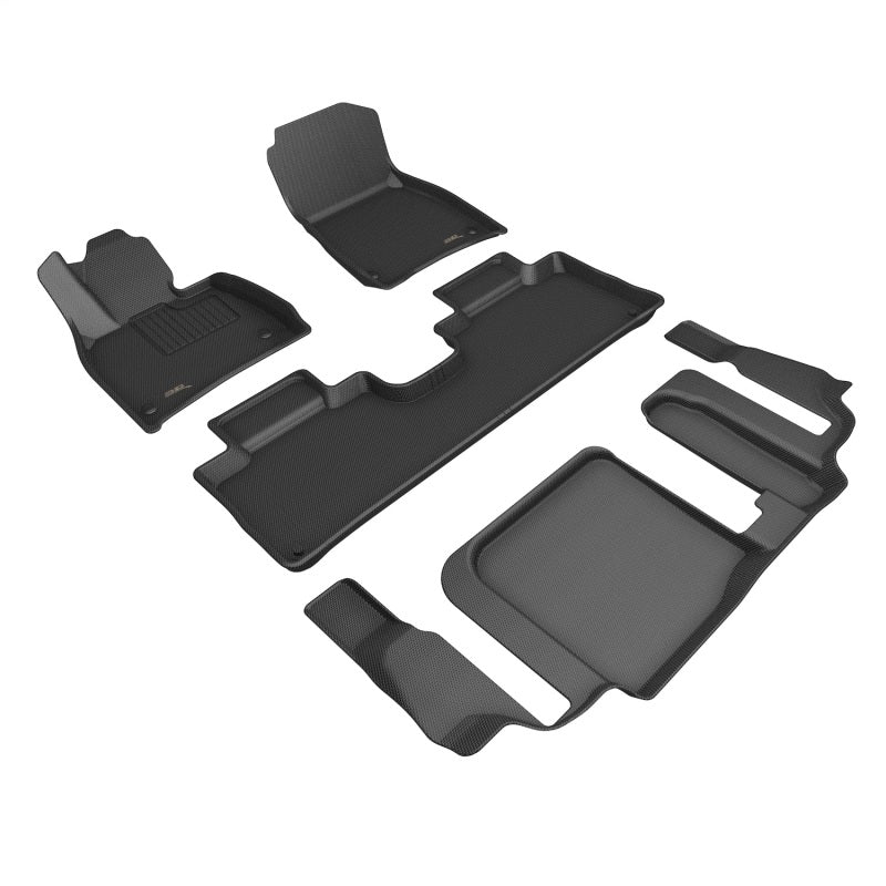 3D MAXpider Kagu Front, Rear & 3rd Row Floor Mats for 2023-2024 Mercedes-Benz EQS 450/EQS 450+/EQS 580