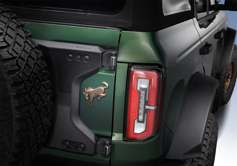 Ford Racing for 2021-2026 Bronco Rear Emblem Overlay - Bronze
