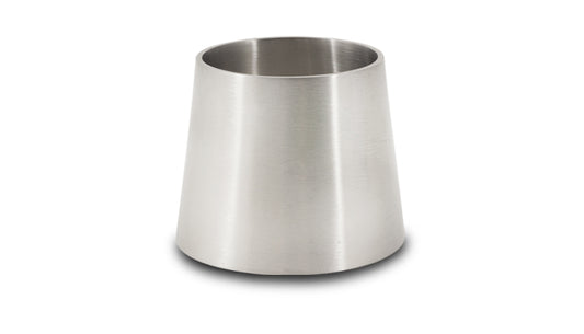 Vibrant 3in x 4in T304 Stainless Steel Straight (Concentric) Reducer