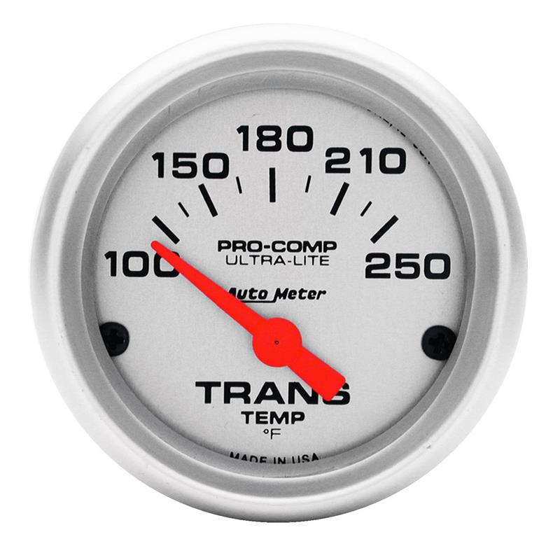 AutoMeter 4357 Ultra-Lite 52mm 100-250 Degrees F Mechanical Transmission Temperature Gauge