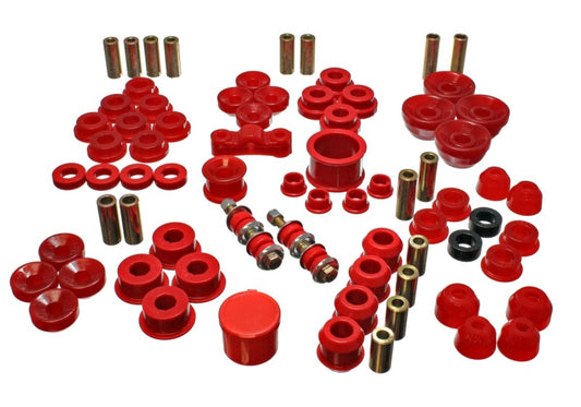 Energy Suspension for 1990-1993 Integra Red Hyper-Flex Master Bushing Set 16.18104R