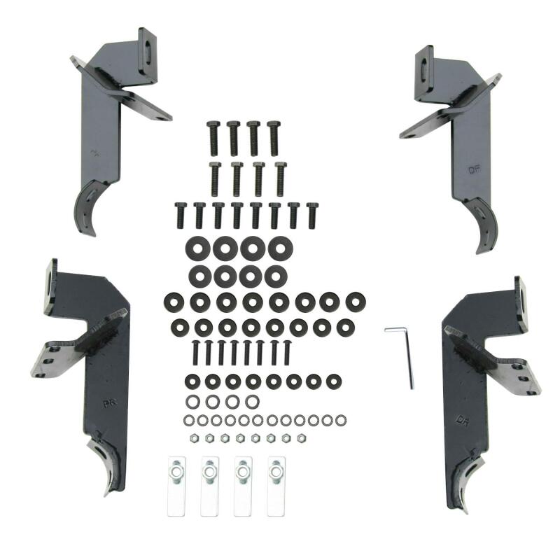 Westin 23-3315 E-Series 3 Nerf Step Bars for 2007-2018 Jeep Wrangler 2-Door Black