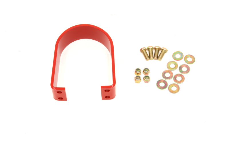 BMR 2005-2014 S197 Mustang BMR Rear Tunnel Brace Loop Upgrade - Red