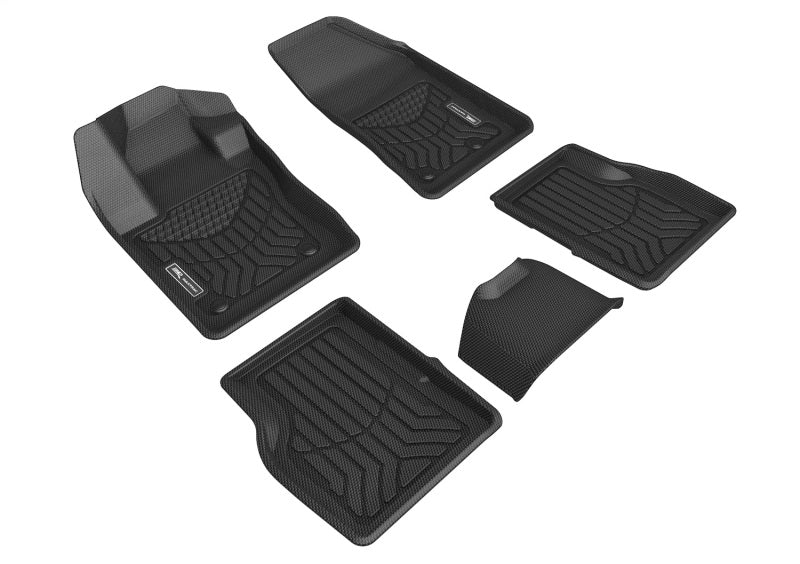 3D MAXpider Maxtrac Front & Rear Floor Mats for 2017-2024 Jeep Compass