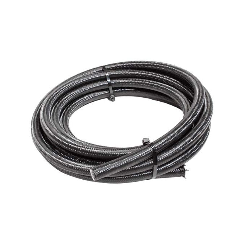 Snow Performance SNF-60615B 6AN Braided Stainless PTFE Hose - 15ft (Black)