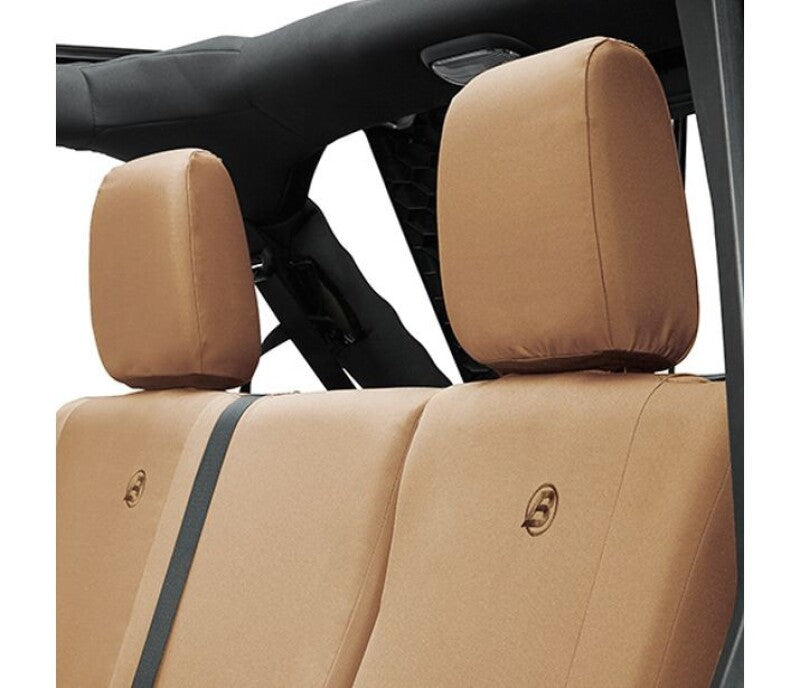 Bestop 13-18 Jeep Wrangler JK 4-Door Rear Seat Covers (Tan)