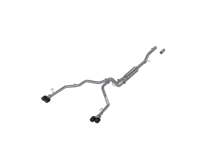 MBRP Suburban XL 5.3L 3in T304 2.5in Dual Split Carbon Fiber Cat-back