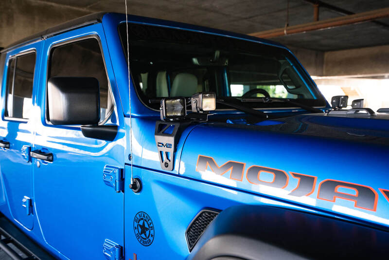 DV8 Offroad 20-22 Jeep JL 392/ Jeep JT Mojave Edition Dual Pod Light Mounts - #LBJL-06