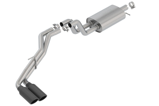 Borla 140789BC 2019 Ford Ranger XL/XLT/Lariat 2.3L 2/4WD WB S-Type Catback Exhaust w/ Dual Blk Chrome Tips - #140789BC