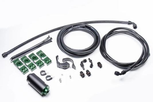 Radium Engineering Fuel Hanger Plumbing Kit w/Stainless Filter Compatible with Toyota Supra - #20-0415-03