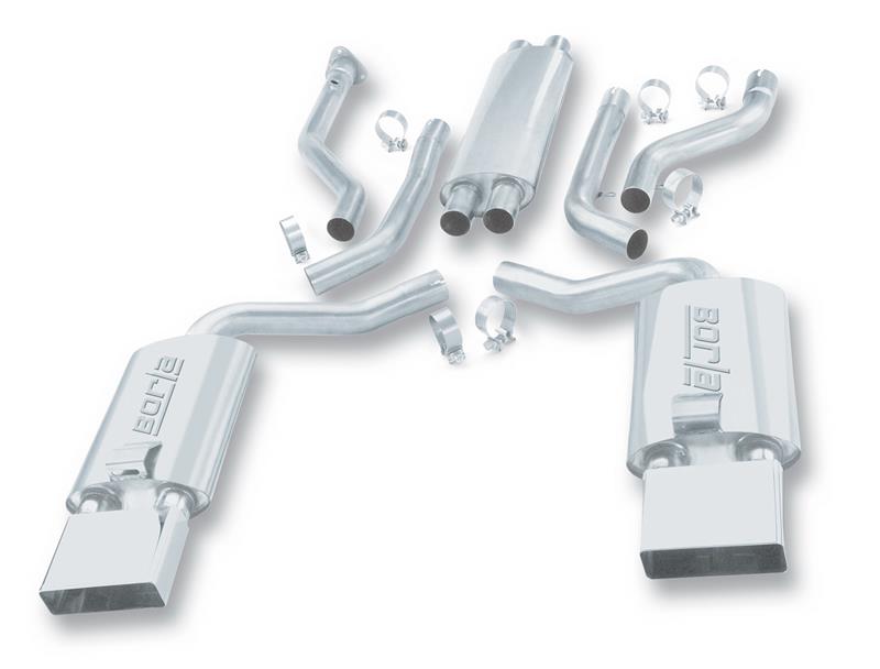 Borla 14385 92-96 Chevrolet Corvette Hatchback/Conv 5.7L 8cyl 4/6 Spd Touring SS Catback Exhaust - #14385