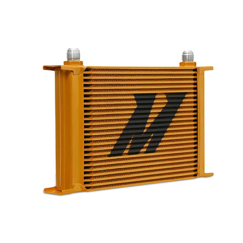 Mishimoto Universal 25-Row Oil Cooler - Gold - #MMOC-25G