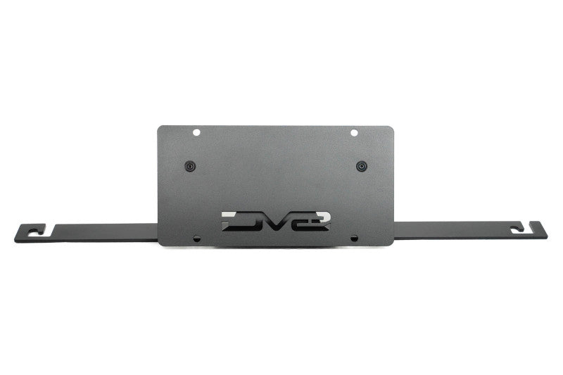 DV8 Offroad 2021 Ford Bronco Capable Bumper Slanted Front License Plate Mount - #LPBR-05