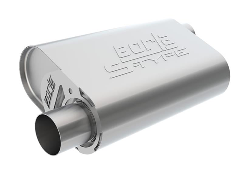 Borla 400946 CrateMuffler LS3 S-Type 2.50in Offset/Offset 14inx4.35inx9in Oval Muffler - #400946