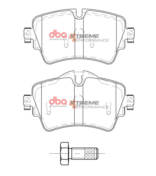 DBA 14-22 Mini Cooper S (5 Lug) Front XP Performance Brake Pads