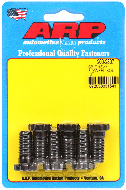 ARP 200-2807 for 1987 and Newer Chevrolet Small Block Rear Seal Flywheel Bolt Kit-6 Pieces