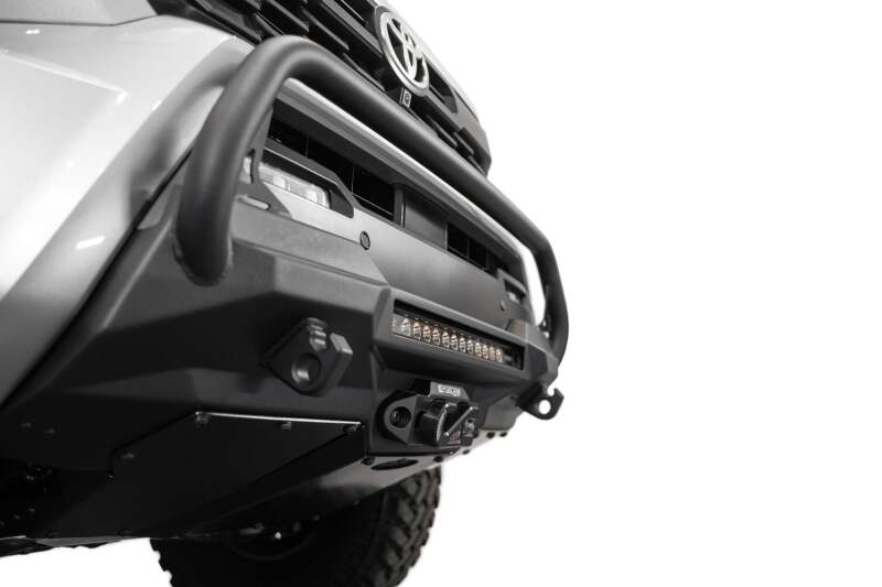Addictive Desert Designs for 2024+ Toyota Tacoma Stealth Center Mount Winch Front Bumper w/ Top Hoop