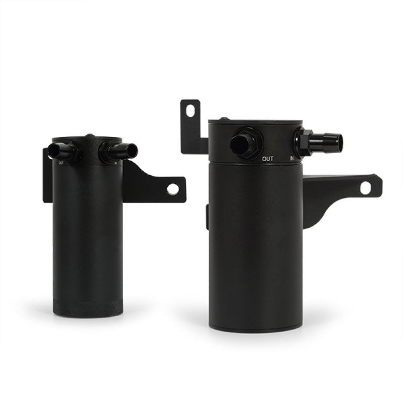 Mishimoto 11-14 Ford F-150 EcoBoost 3.5L Baffled Oil Catch Can Kit - Black - #MMBCC-F35T-11SBE