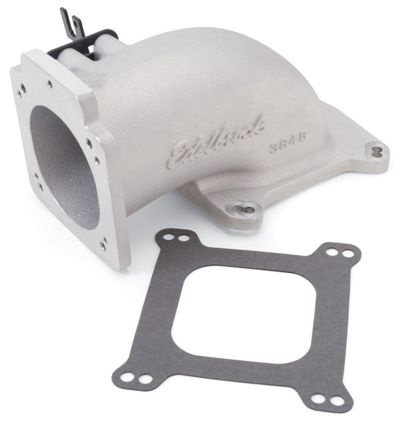 Edelbrock 3848 Low Profile 90mm Throttle Body Elbow to Square-Bore 4150 Flange