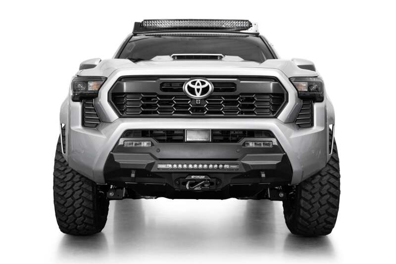 Addictive Desert Designs for 2024 Toyota Tacoma Stealth Center Mount Winch Front Bumper