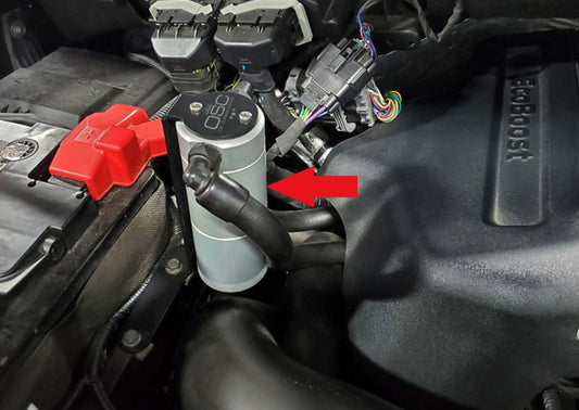 J&L 11-19 Ford F-150 2.7L/3.5L/5.0L Passenger Side Oil Separator 3.0 Cannister Extension