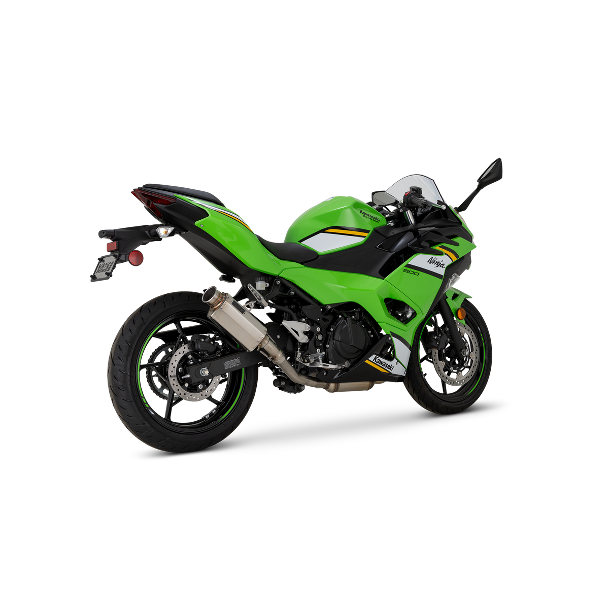 Vance & Hines 33601 VS-6 Slip-Ons Brushed for 2024-2025 Kawasaki Ninja 500/Z500