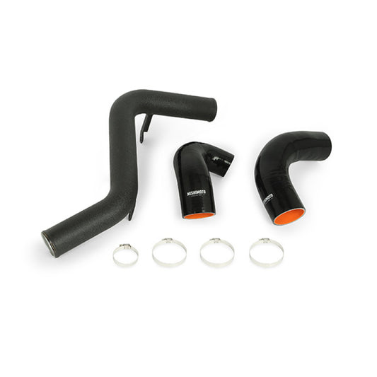 Mishimoto 2013+ Ford Focus ST Hot Side Intercooler Pipe Kit - Wrinkle Black - #MMICP-FOST-13HWBK