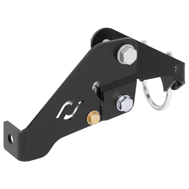 RockJock JK Trac Bar and Steering Stabilizer Shock Relocation Bracket (High Steer, JK Trac Bar)