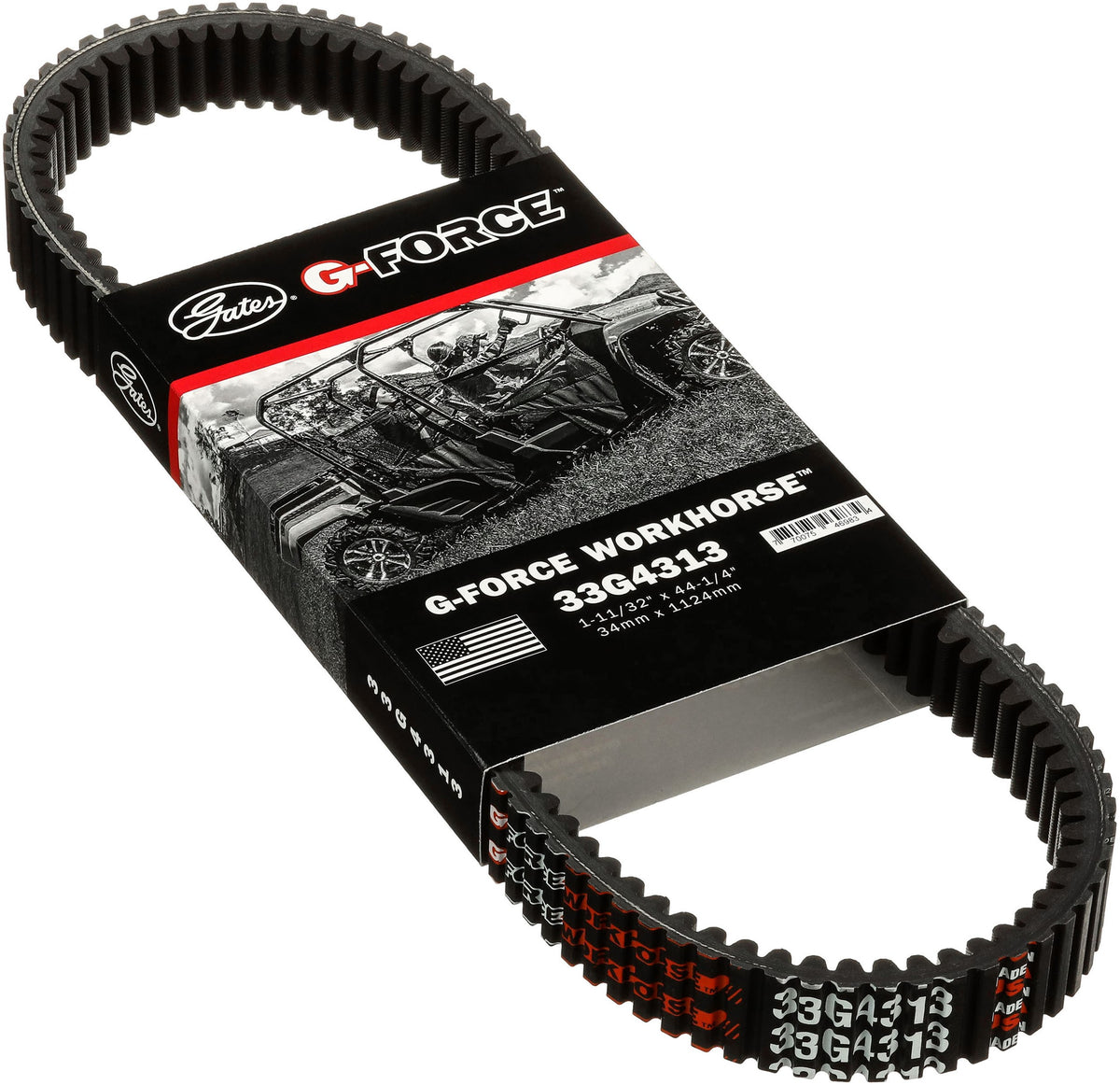Gates 33G4313 G-Force CVT Belt for 1977 Bombardier Everest 340 339cc