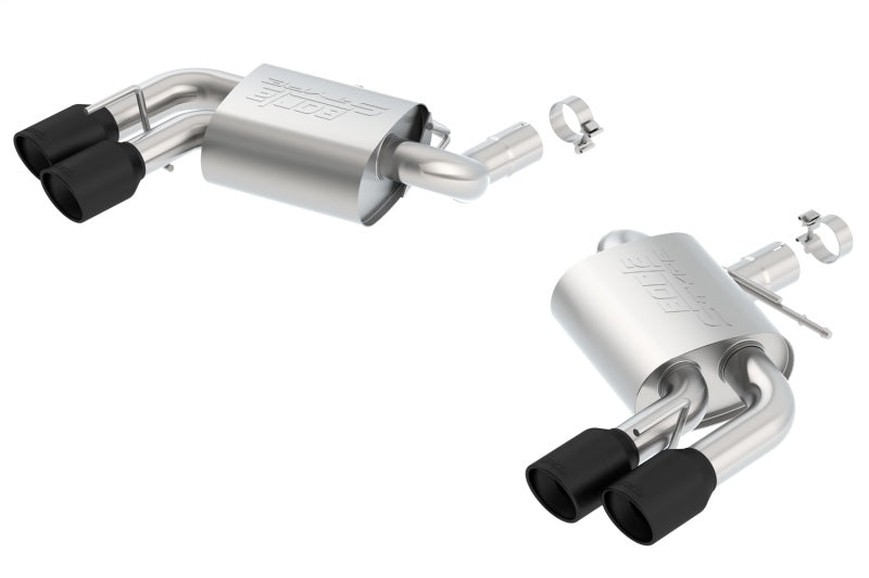 Borla 11920CB 2016-2017 Chevrolet Camaro SS AT/MT S-Type Rear Section Exhaust w/o Dual Mode Ceramic Black - #11920CB