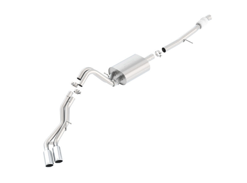 Borla 140558 Touring Cat Back 15-16 Chevy Suburban 5.3L V8 2.75in, 2.25in Dual Same Side Exit 4in Tips - #140558