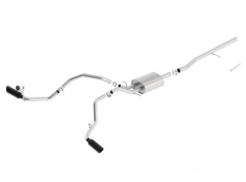 Borla 140546BC 14-16 Chevrolet Silverado 1500 5.3L ATAK Catback Exhaust w/ Black Chrome Tips - #140546BC